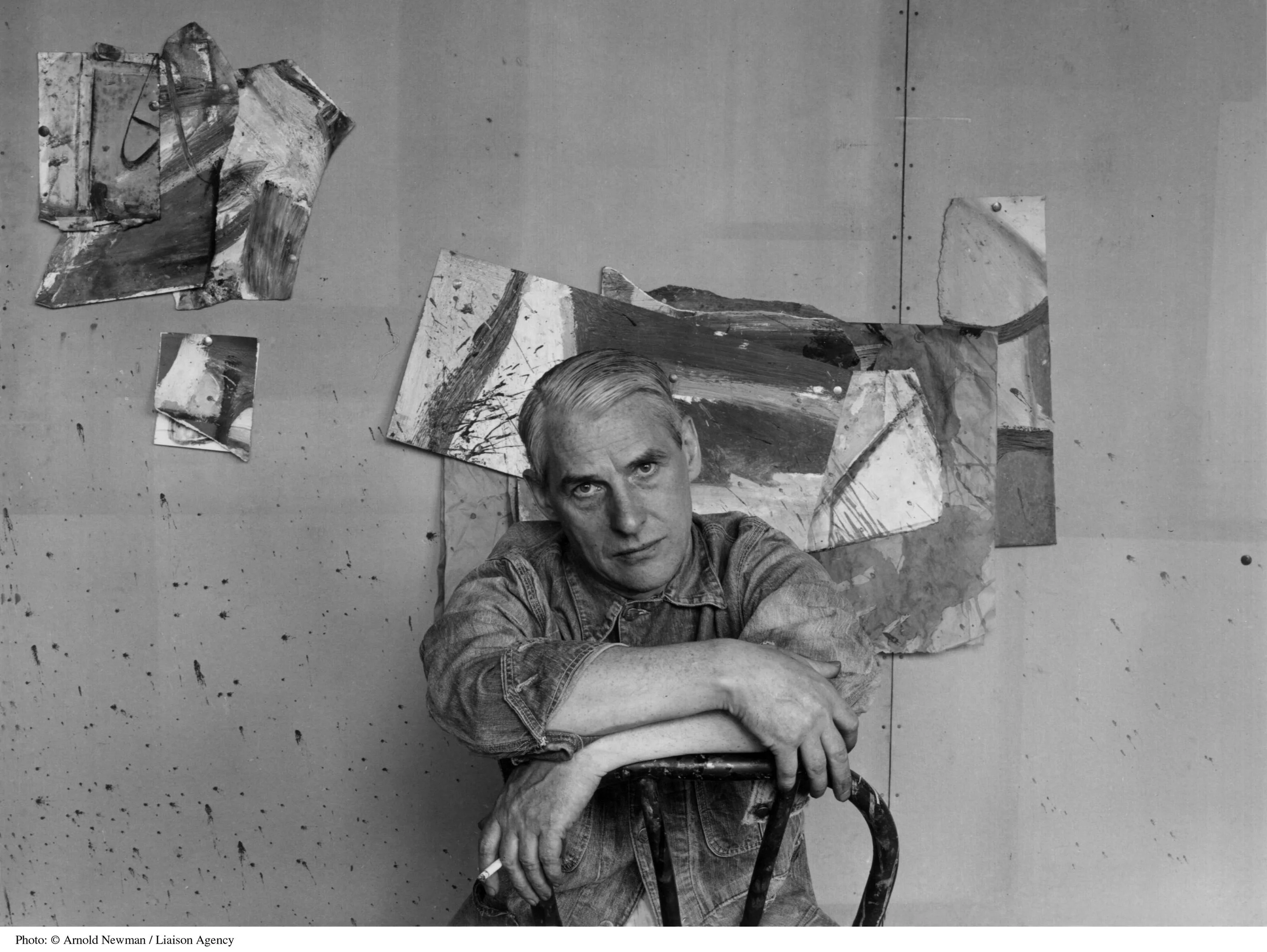 Willem de Kooning at work