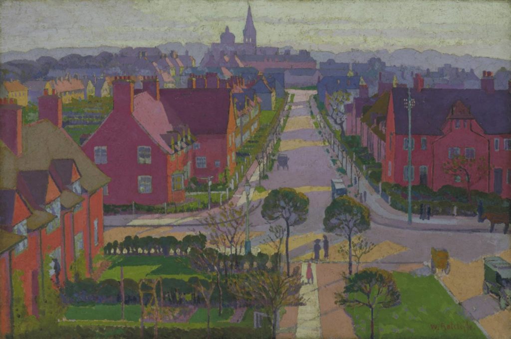 Hampstead Garden Suburb, William Ratcliffe, Tate, 1914