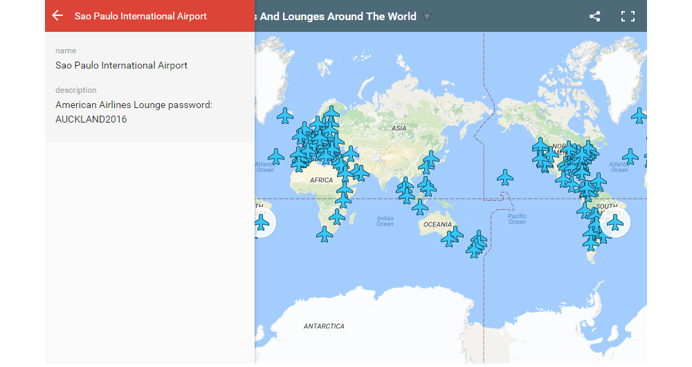 Карта крупных аэропортов