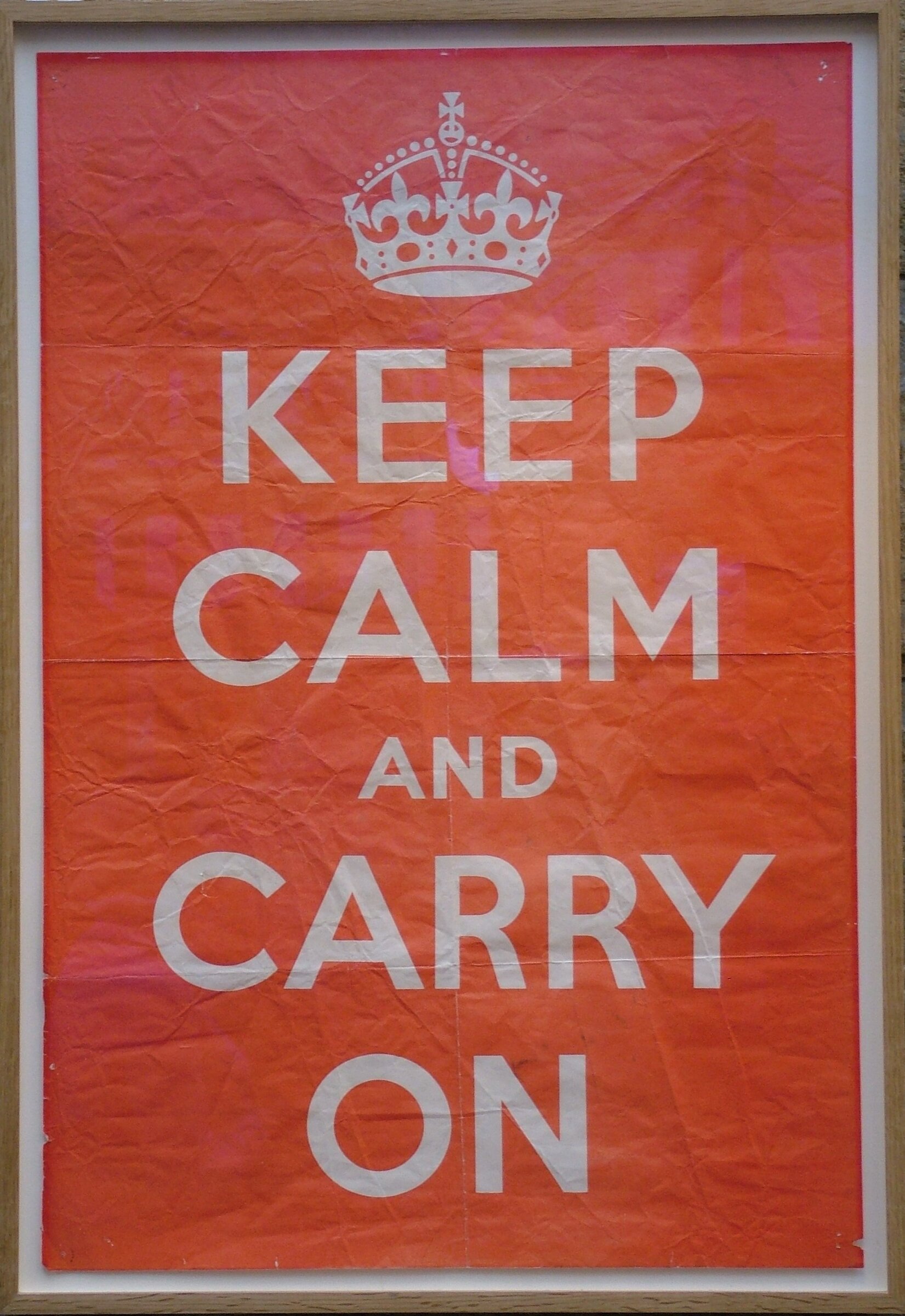 keep calm and carry on clapping