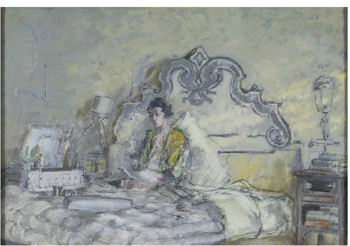 Anrep - Oil  Painting 1930 - Maud Russel