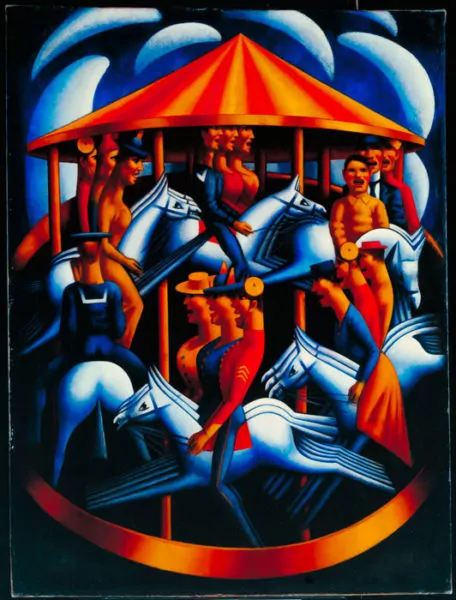 Mark Gertler - Merry Go Round.1916