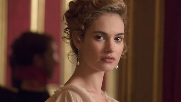 Lily James as Natasha Rostova