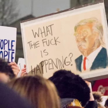 Митинг против Трампа в Лондоне. Полный Whitehall