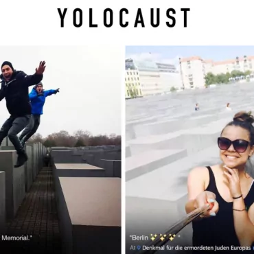 YOLOCAUST или почему люди делают селфи на памятнике жертвам Холокоста