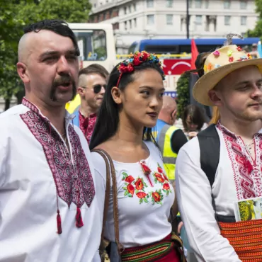 Марш вышиванки в Лондоне в 2017 году собрал больше участников, чем в Киеве, Львове и Харькове (ВИДЕО)