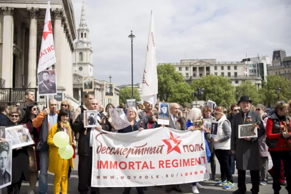 9 Мая в Лондоне Бессмертный полк