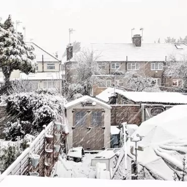 В Лондоне выпал снег! И это очень красиво