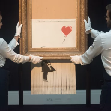 Уничтожение картины за миллион и лотерея за 2 фунта. Чем Бэнкси удивил нас в 2018 году?