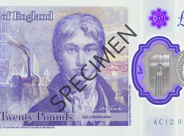 Выходит новая банкнота  £20. Ищите «счастливые» номера!