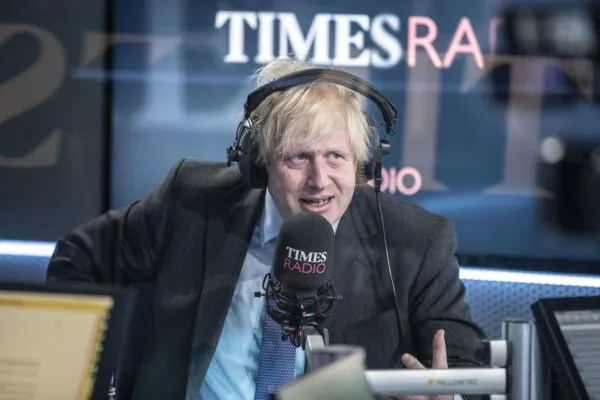  на Times Radio гостем был Борис Джонсон