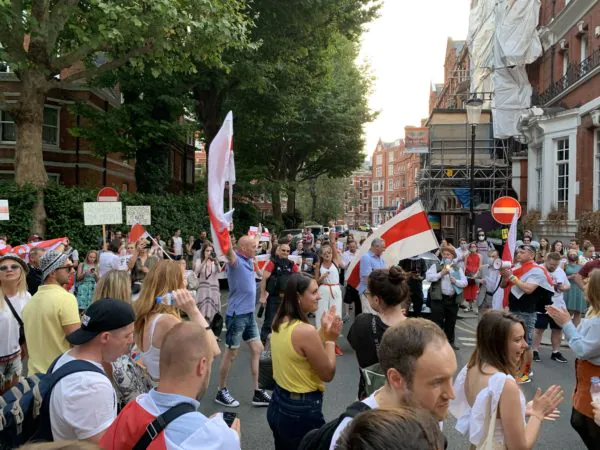 Митинг сторонников Светланы Тихановской