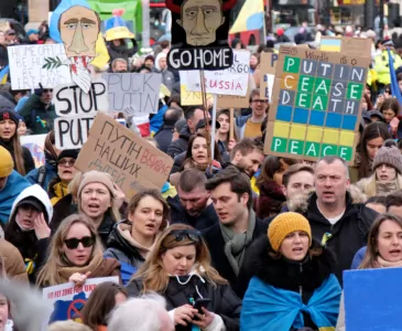 Лондон готовится к маршу мира в поддержку Украины